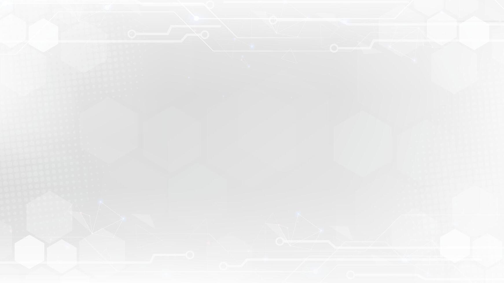 White Digital technology background. Futuristic background for various design projects such as websites, presentations, print materials, social media posts vector
