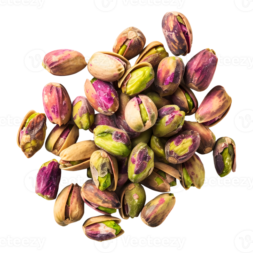 AI generated 3D Rendering of a Pistachio on Transparent Background - Ai Generated png