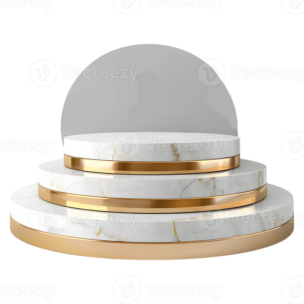 AI generated Podium For Product Presentation on Transparent background - Ai Generated png