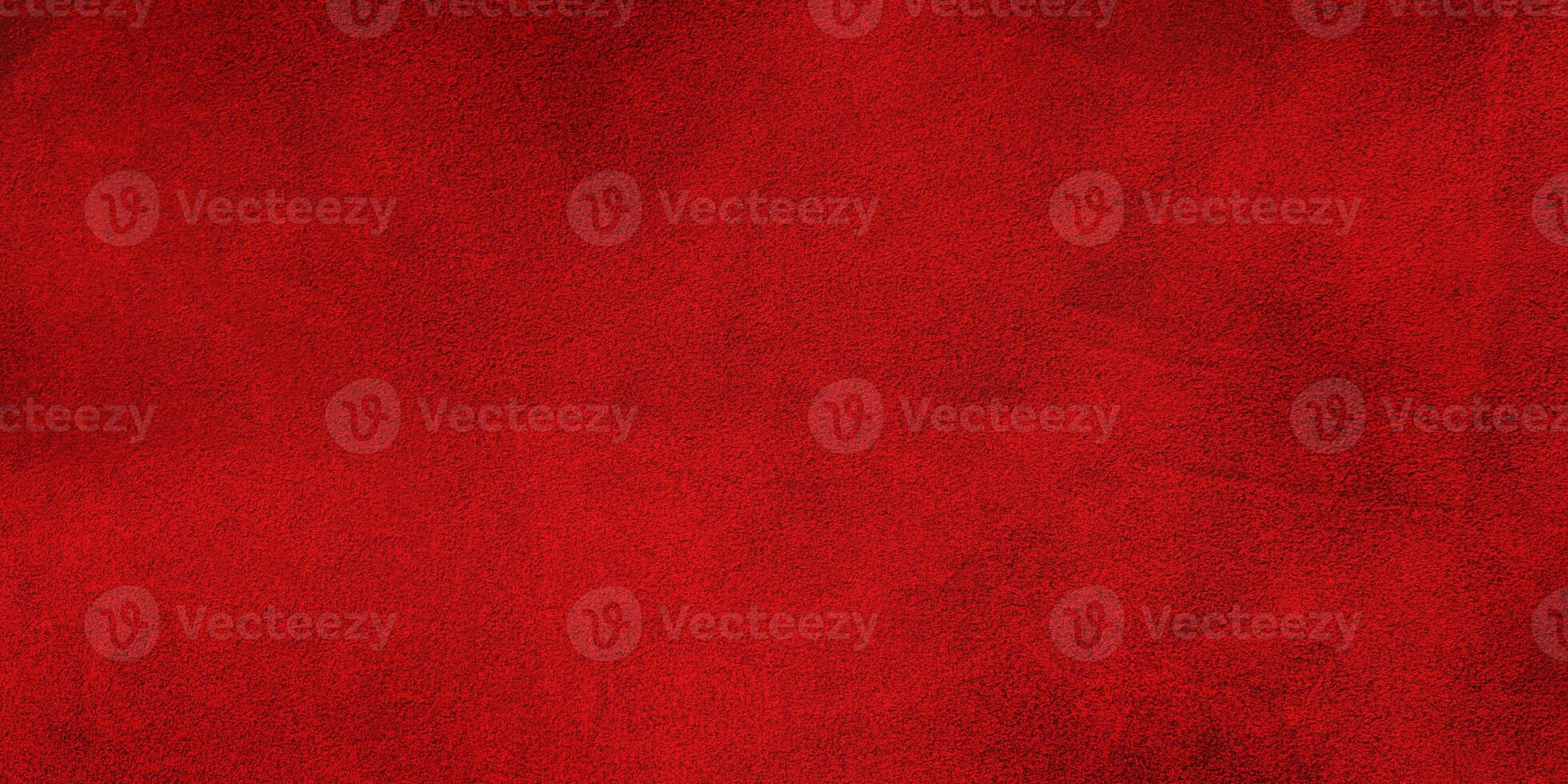 Red suede as a background. Red material for designers. photo