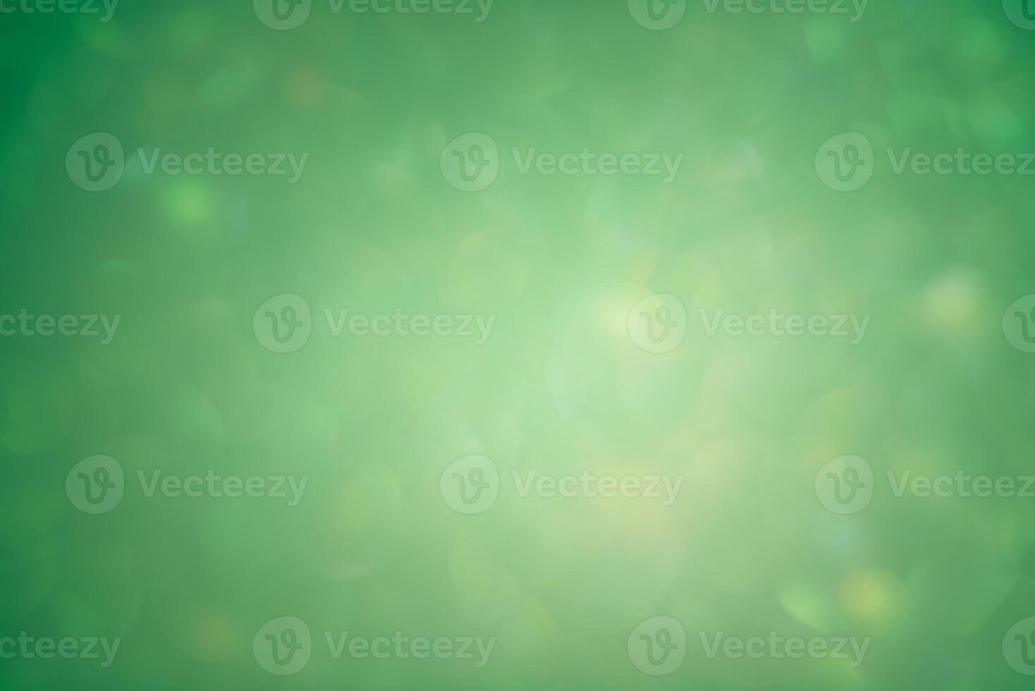 Defocus light abstract background. Green bokeh. photo