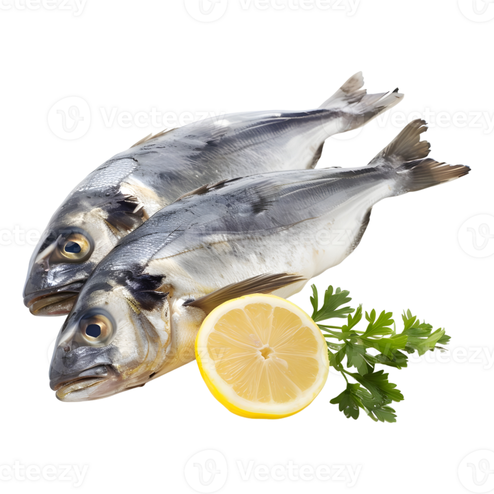 AI generated Fresh Ocean Fish on Transparent background - Ai Generated png