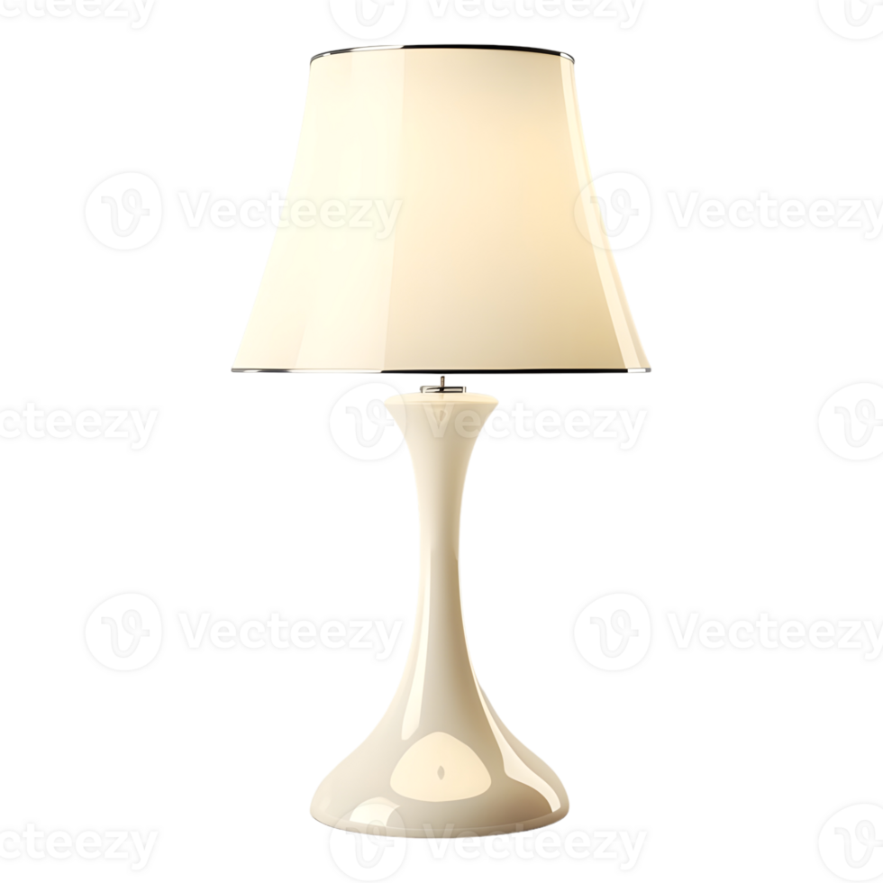 AI generated 3D Rendering of a Bedroom Table Night Lamp on Transparent Background - Ai Generated png