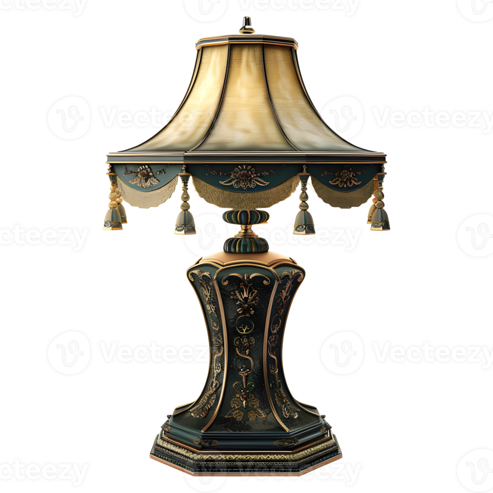 AI generated 3D Rendering of a Bedroom Table Night Lamp on Transparent Background - Ai Generated png