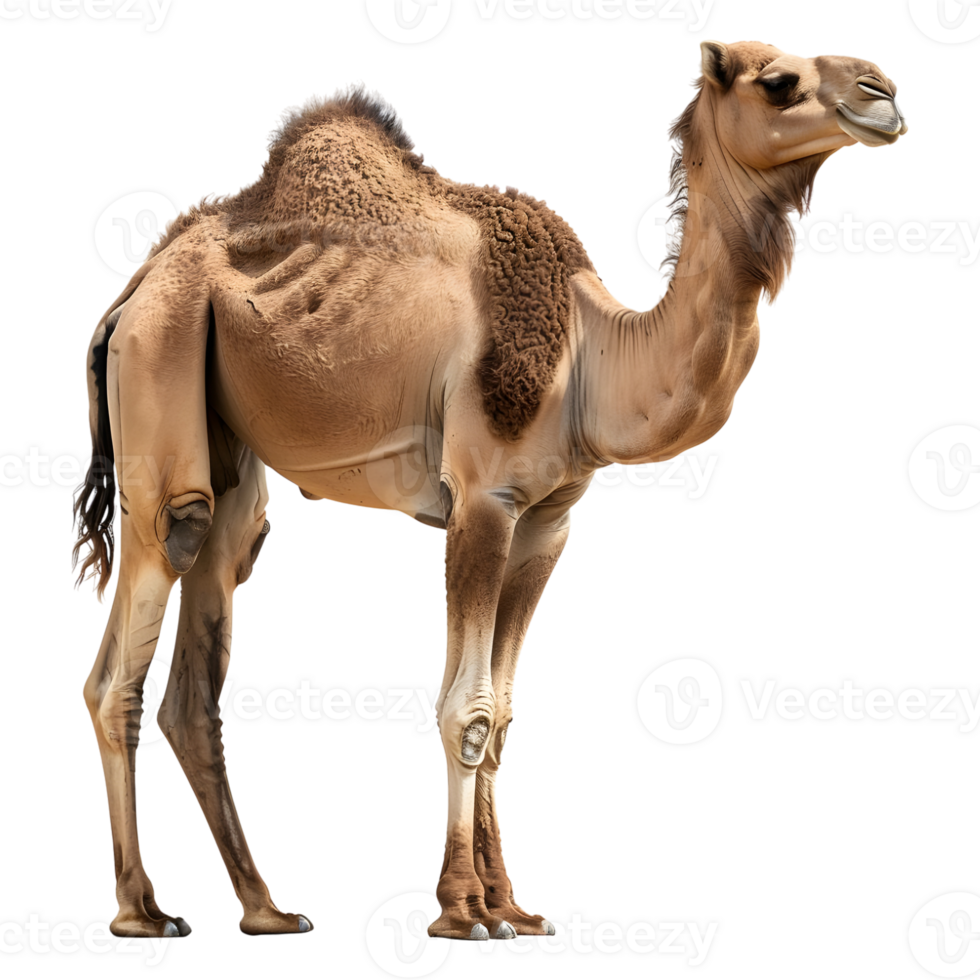 AI generated 3D Rendering of a Arabian Camel on Transparent Background - Ai Generated png