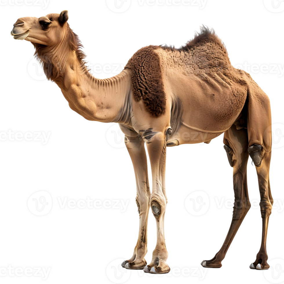 AI generated 3D Rendering of a Arabian Camel on Transparent Background - Ai Generated png