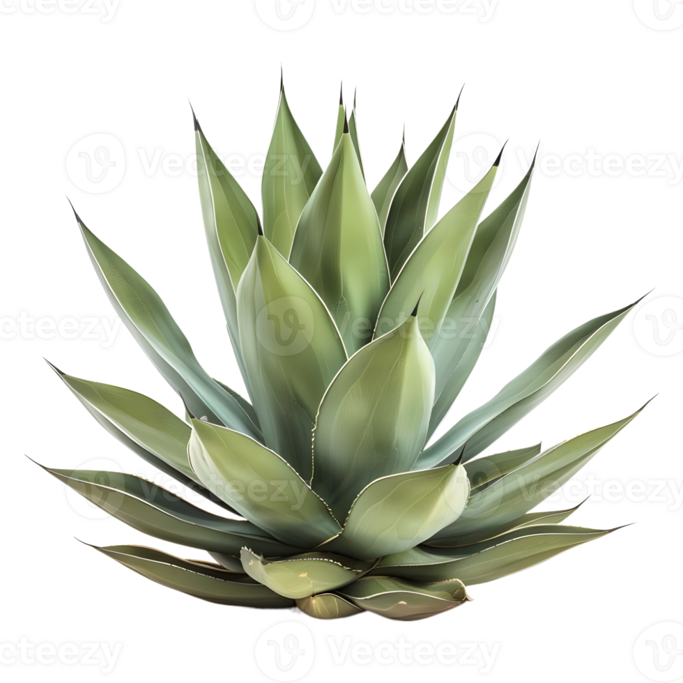 AI generated 3D Rendering of a Agave Montana on Transparent Background - Ai Generated png