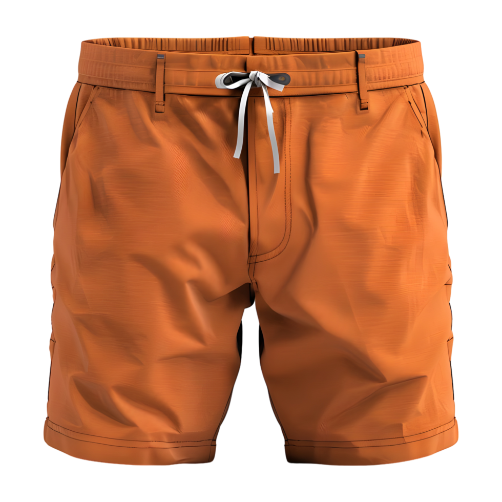 AI generated 3D Rendering of a Man Shorts on Transparent Background - Ai Generated png