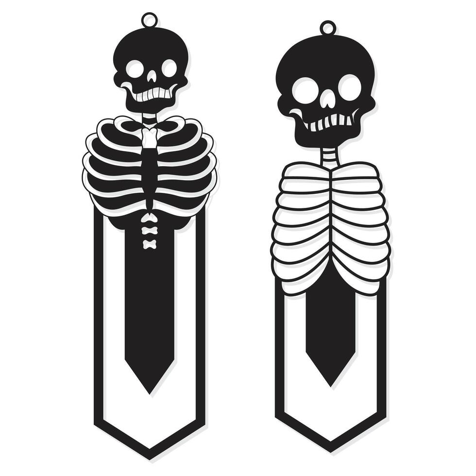 Laser Cut Clip Bookmark SVG design vector