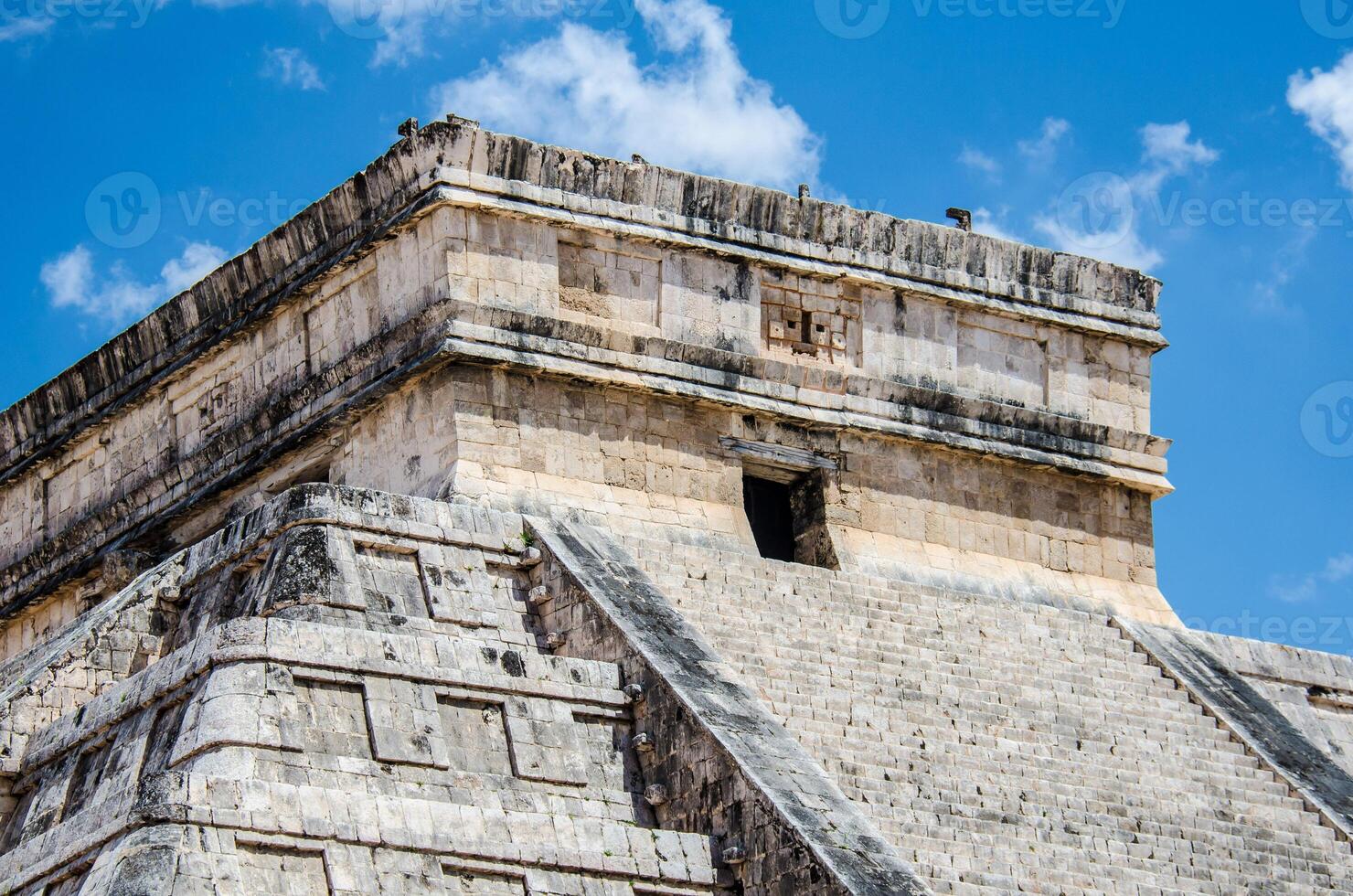 Kukulcan Temple at the Chichen Itza archaeological site photo