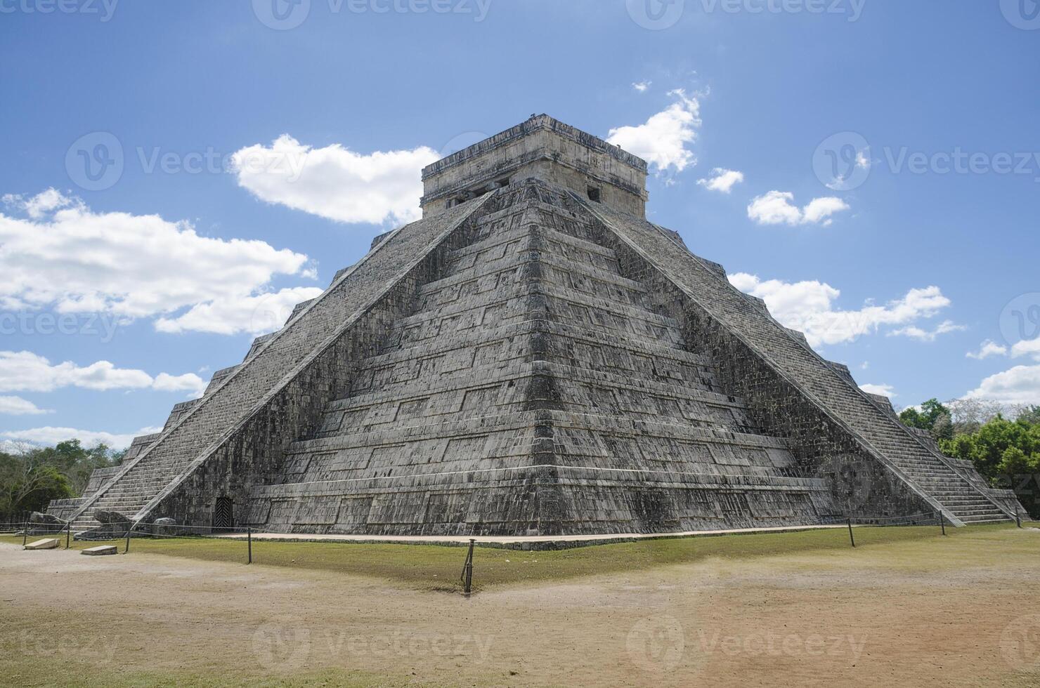 The Kukulcan Temple at Chichen Itza, Wonder of the World photo