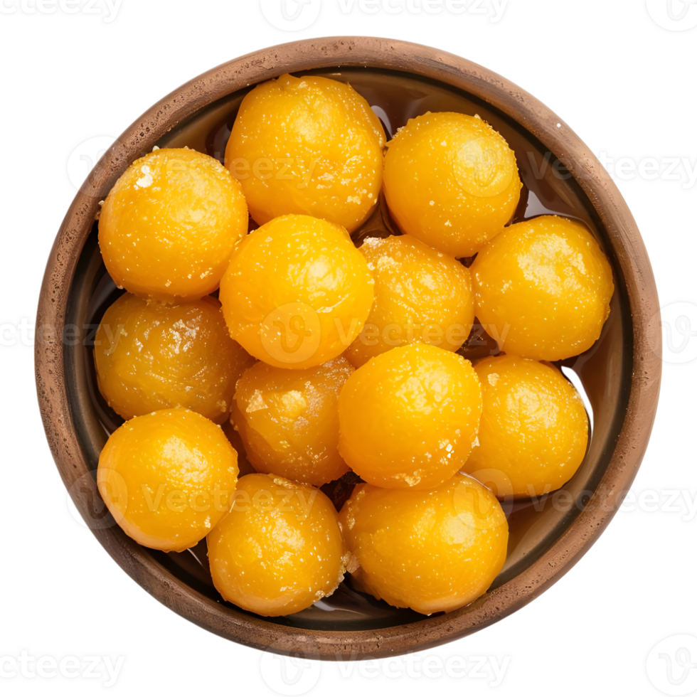 AI generated 3D Rendering of a Indian Traditional Moti choor Ladu Sweets on Transparent Background - Ai Generated png