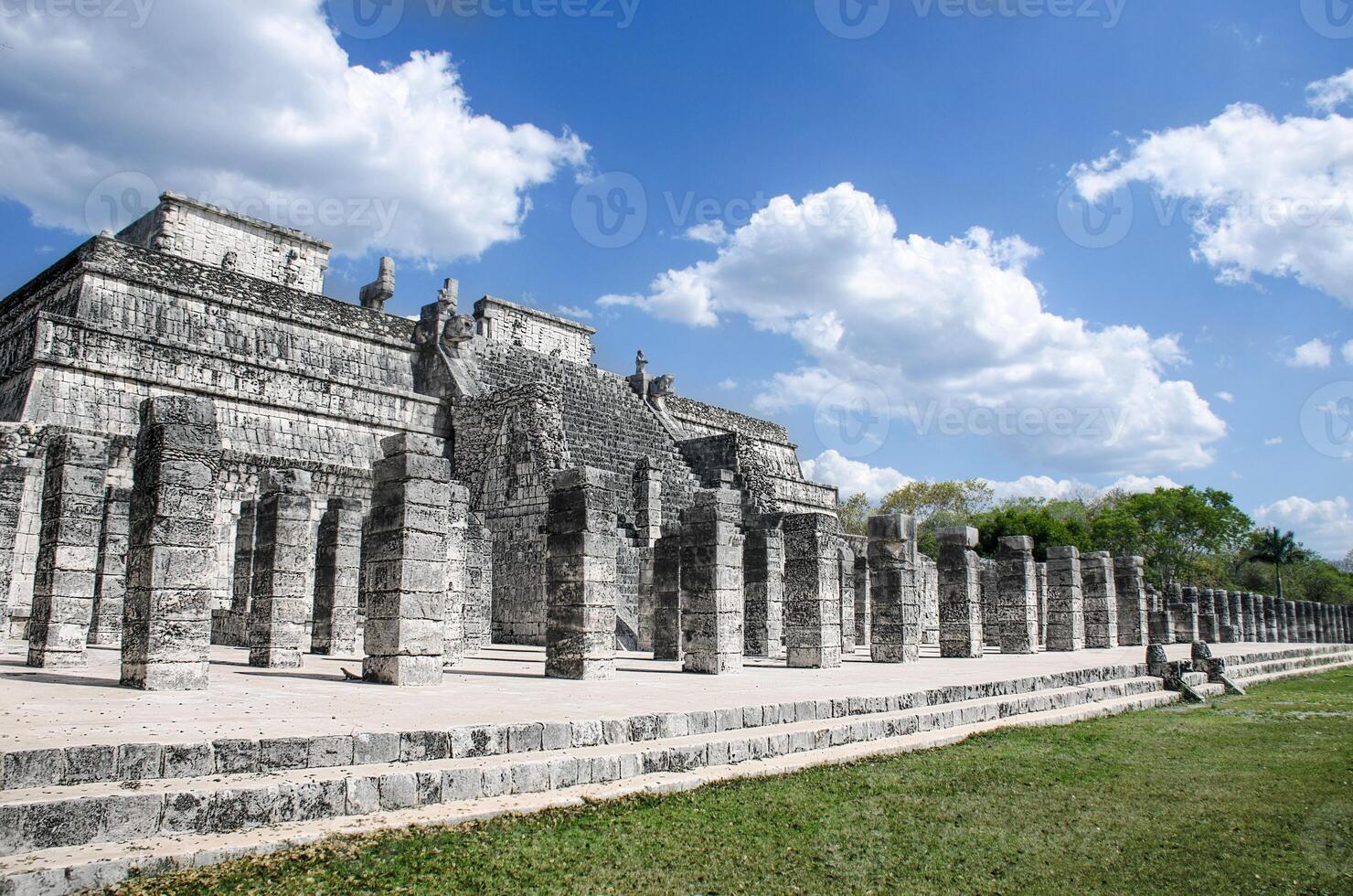 The Warriors Temple at Chichen Itza, Wonder of the World photo