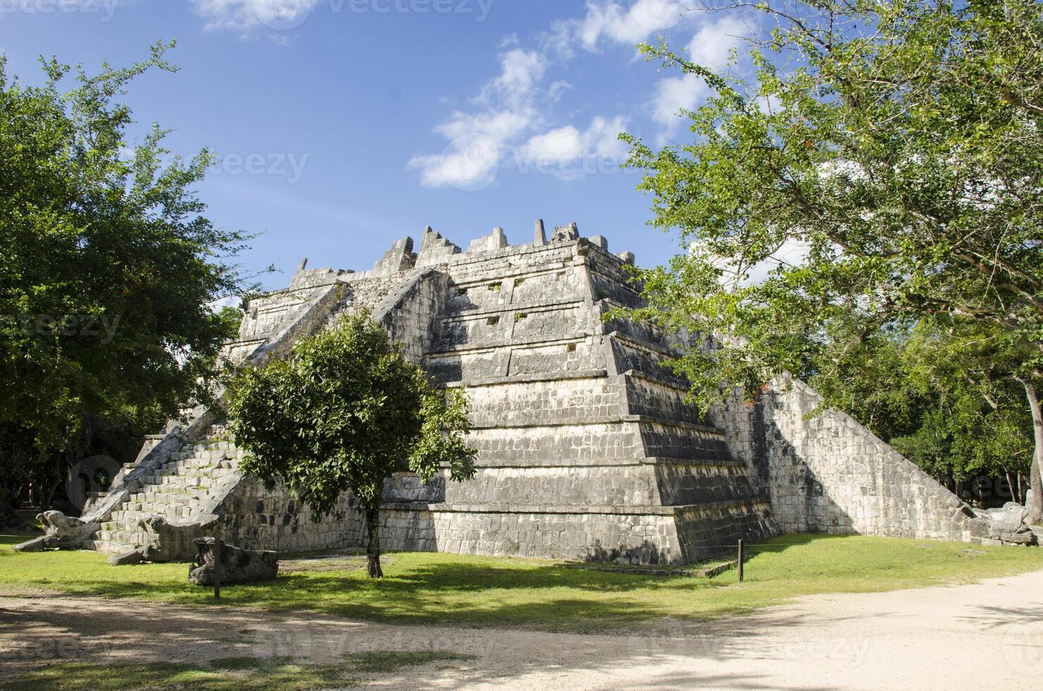 The Ossary at Chichen Itza, wonder of the world photo