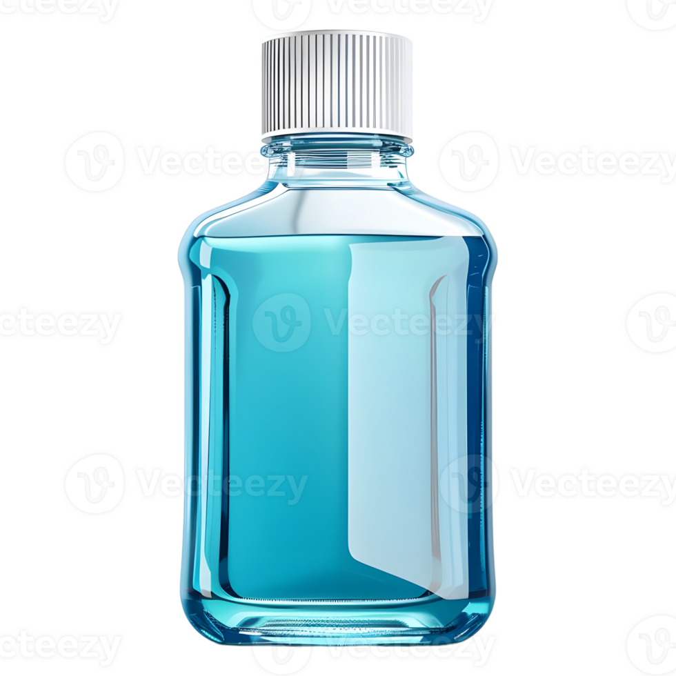 AI generated 3D Rendering of a Hand Wash in a Bottle on Transparent Background - Ai Generated png