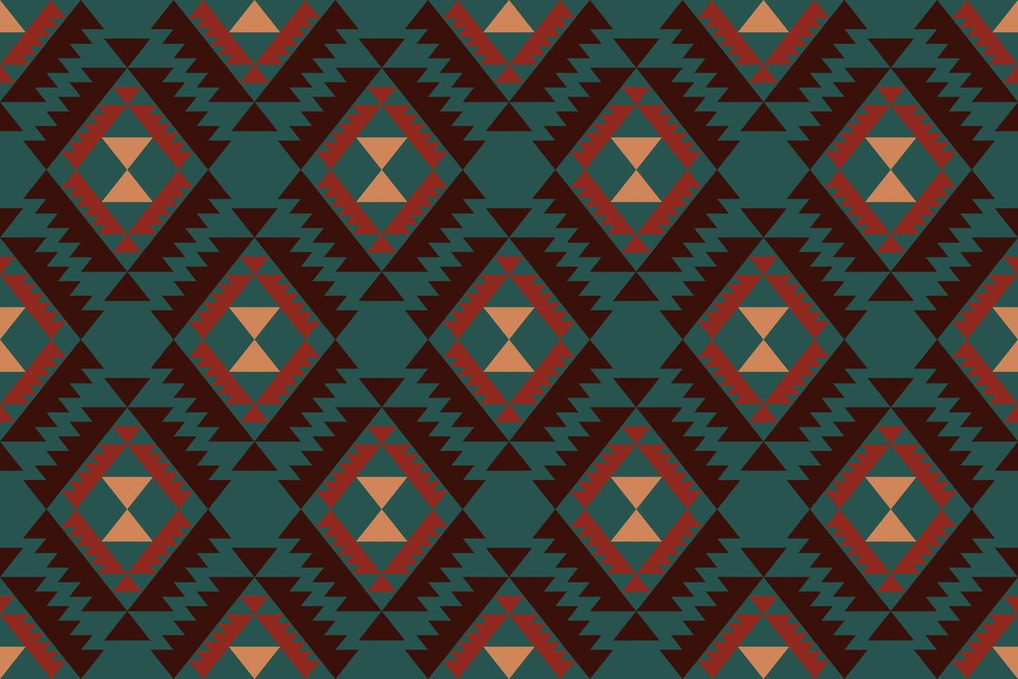 Navajo tribal vector seamless pattern. Native American ornament. Ethnic South Western decor style. Boho geometric ornament. Vector seamless pattern. Mexican blanket, rug. Woven carpet illustration.