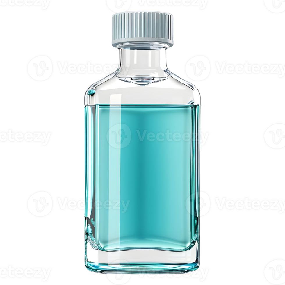 AI generated 3D Rendering of a Hand Wash in a Bottle on Transparent Background - Ai Generated png