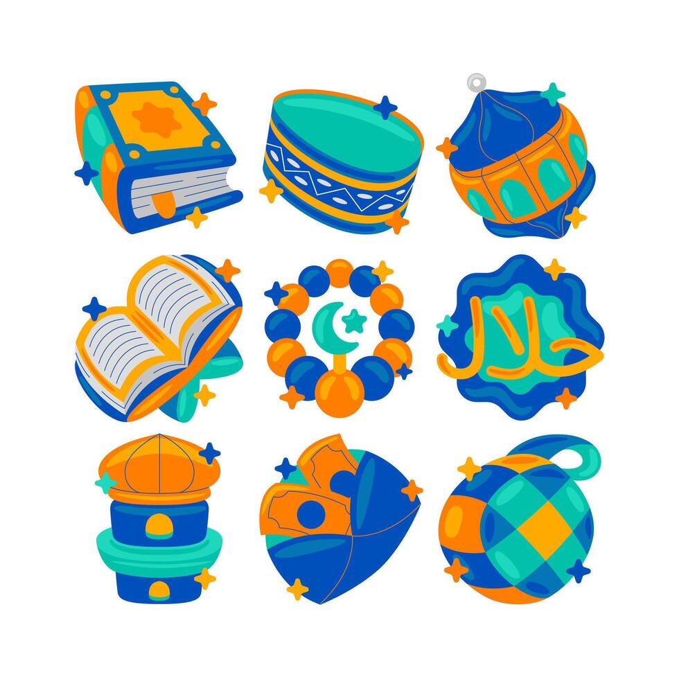 islamic element vector illustration
