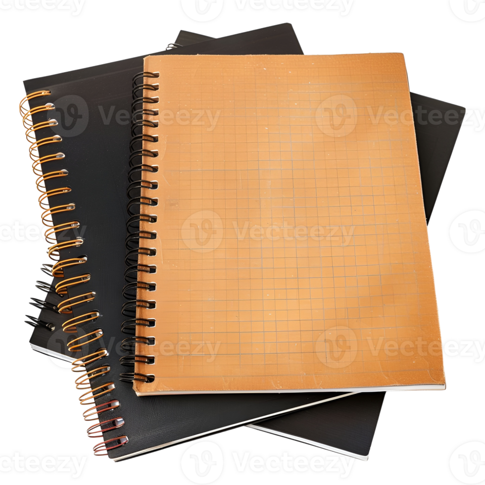 AI generated 3D Rendering of a School or College Note Books on Transparent Background - Ai Generated png