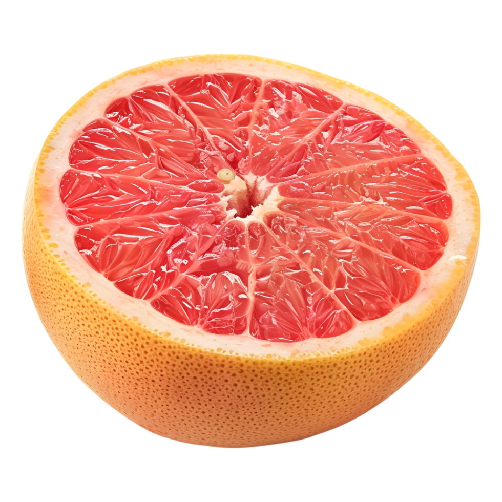 AI generated 3D Rendering of a Grapefruit on Transparent Background - Ai Generated png