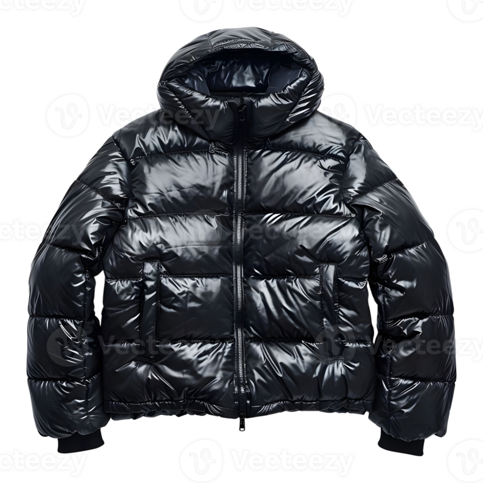 ai generiert 3d Rendern von ein Valentino Polyester Jacke Winter auf transparent Hintergrund - - ai generiert png