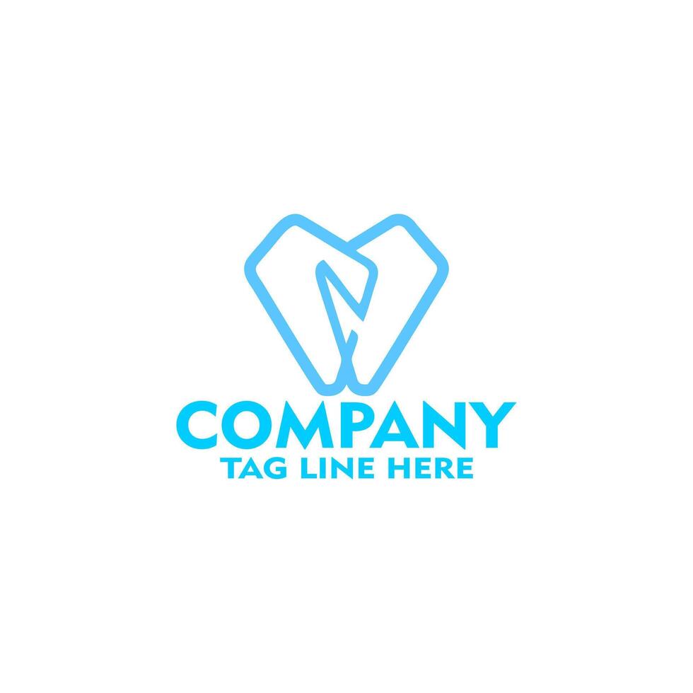 Dental Logo Template For Brand Or Company vector