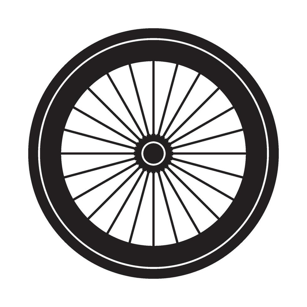 fixie wheels icon vector