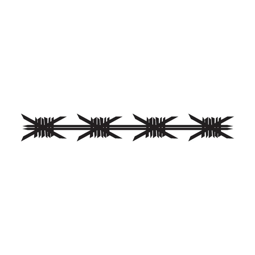 barbed wire icon vector