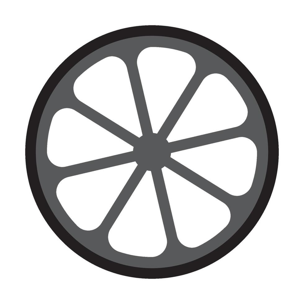 fixie wheels icon vector