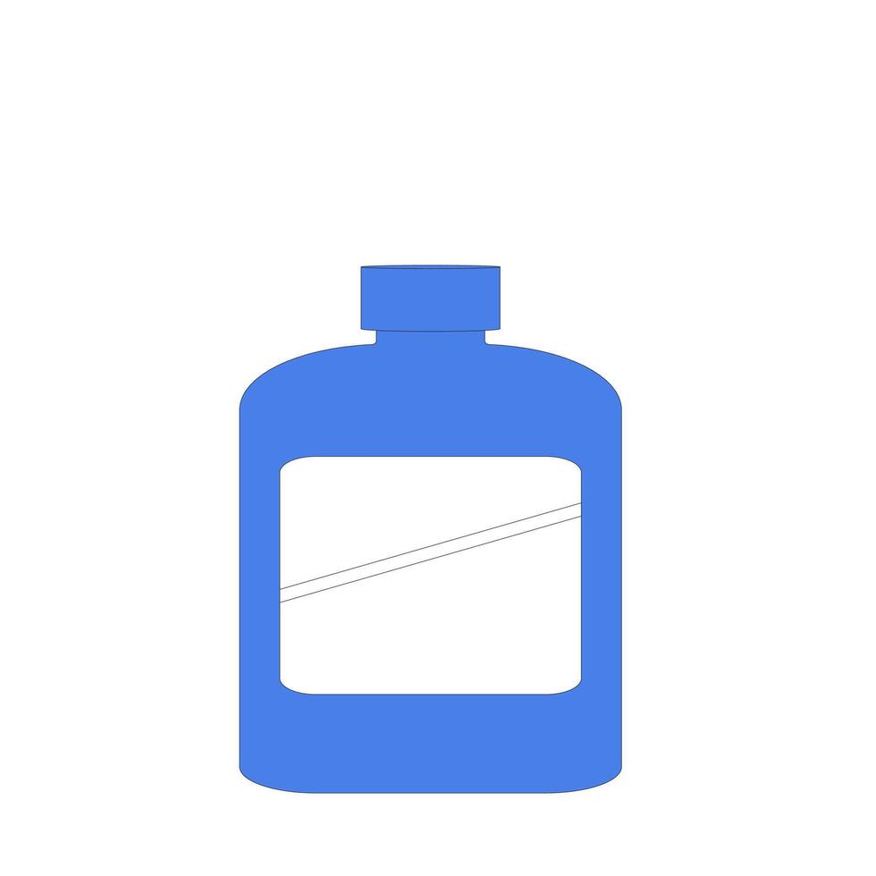 Shampoo or conditioner. vector