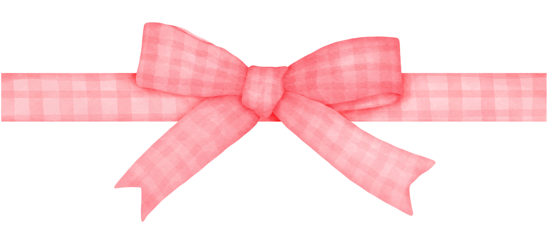 rosa band rosett vattenfärg png