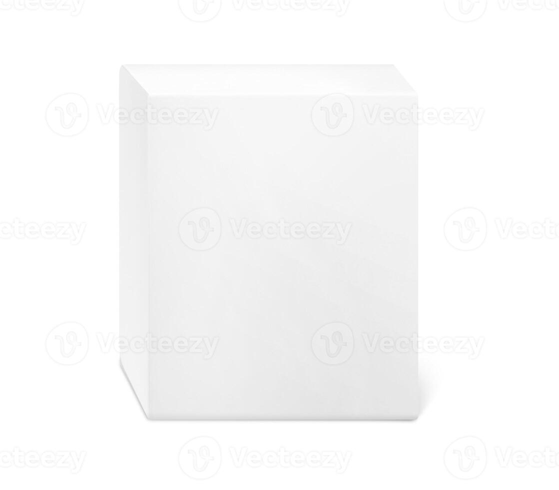 producto embalaje caja vacío caja Bosquejo aislado en blanco antecedentes foto