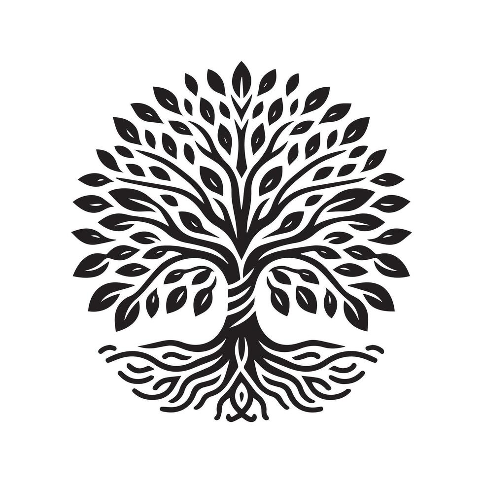 AI generated Tree of Life vector illustration