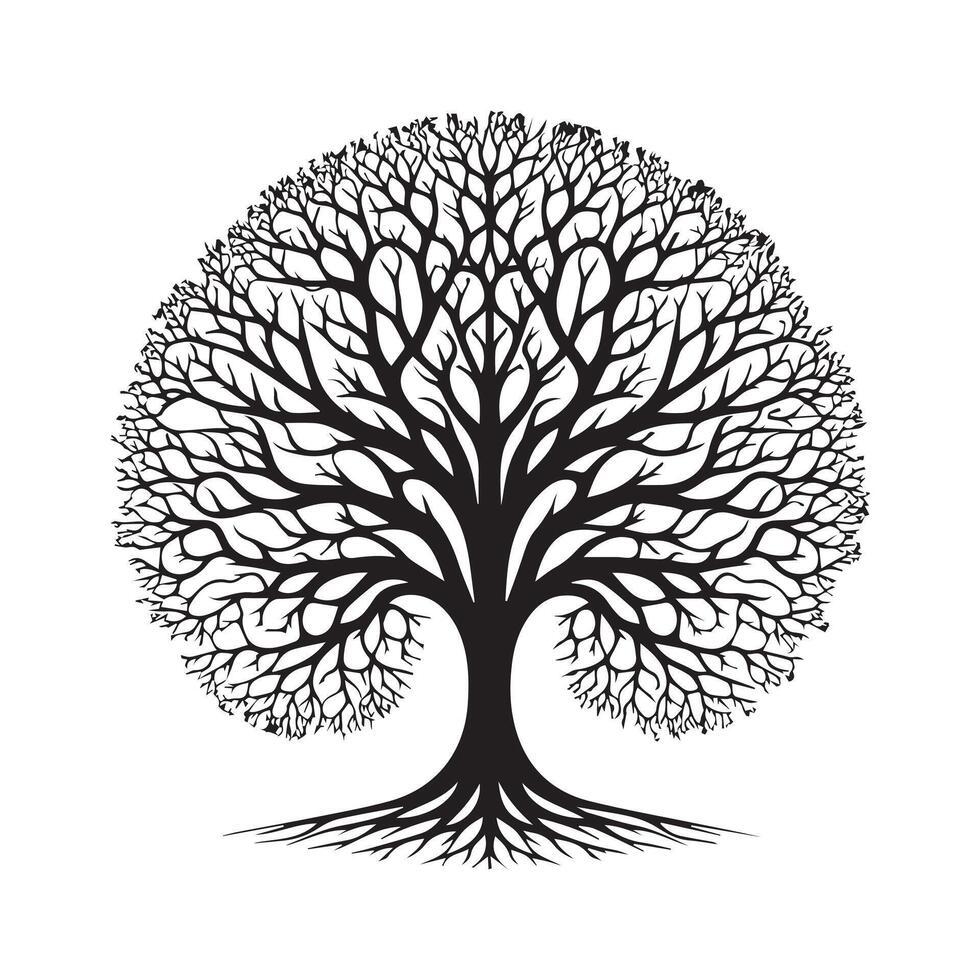 AI generated Tree of Life vector illustration