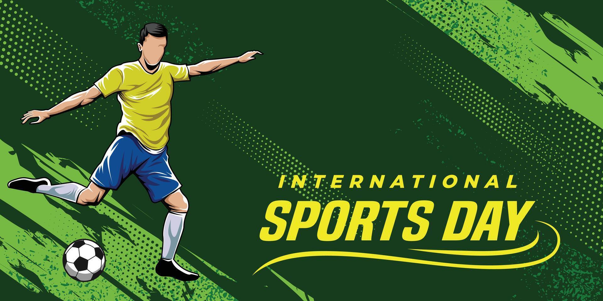 Soccer banner vector. Football Banner Background Cup Vector template