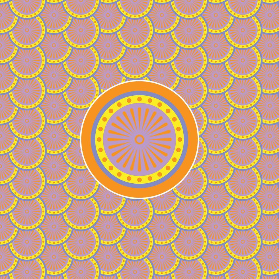 Batik Kerang Contrast Pattern Background vector