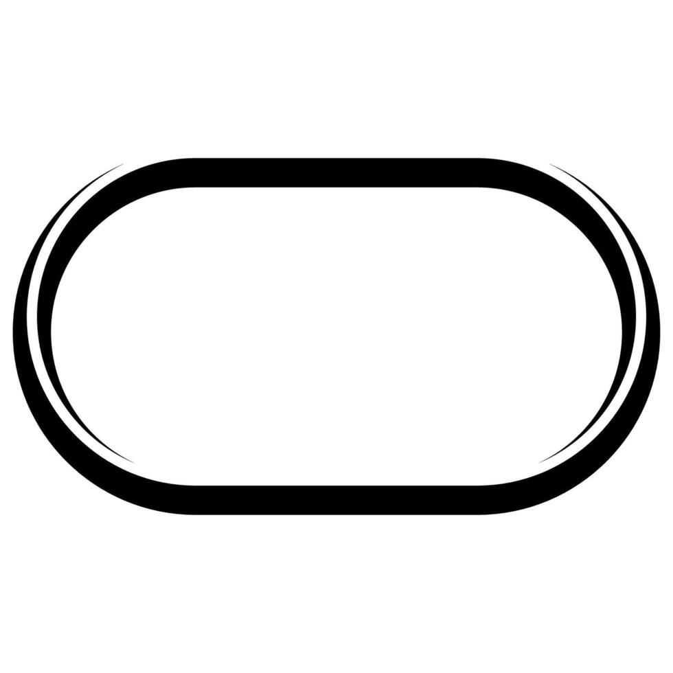 Rectangular swoosh scrawl underline, stroke rounded corners price tag vector
