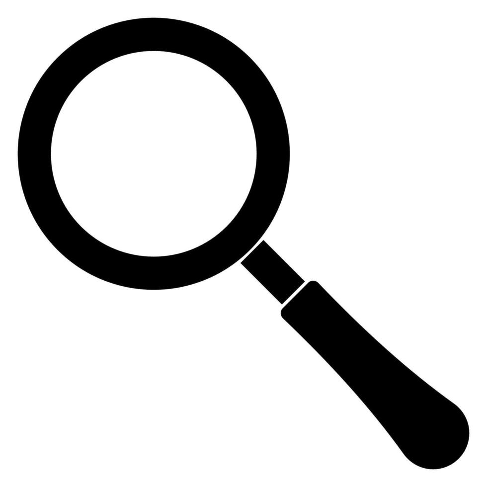 Magnifying glass an optical device for viewing small details vector