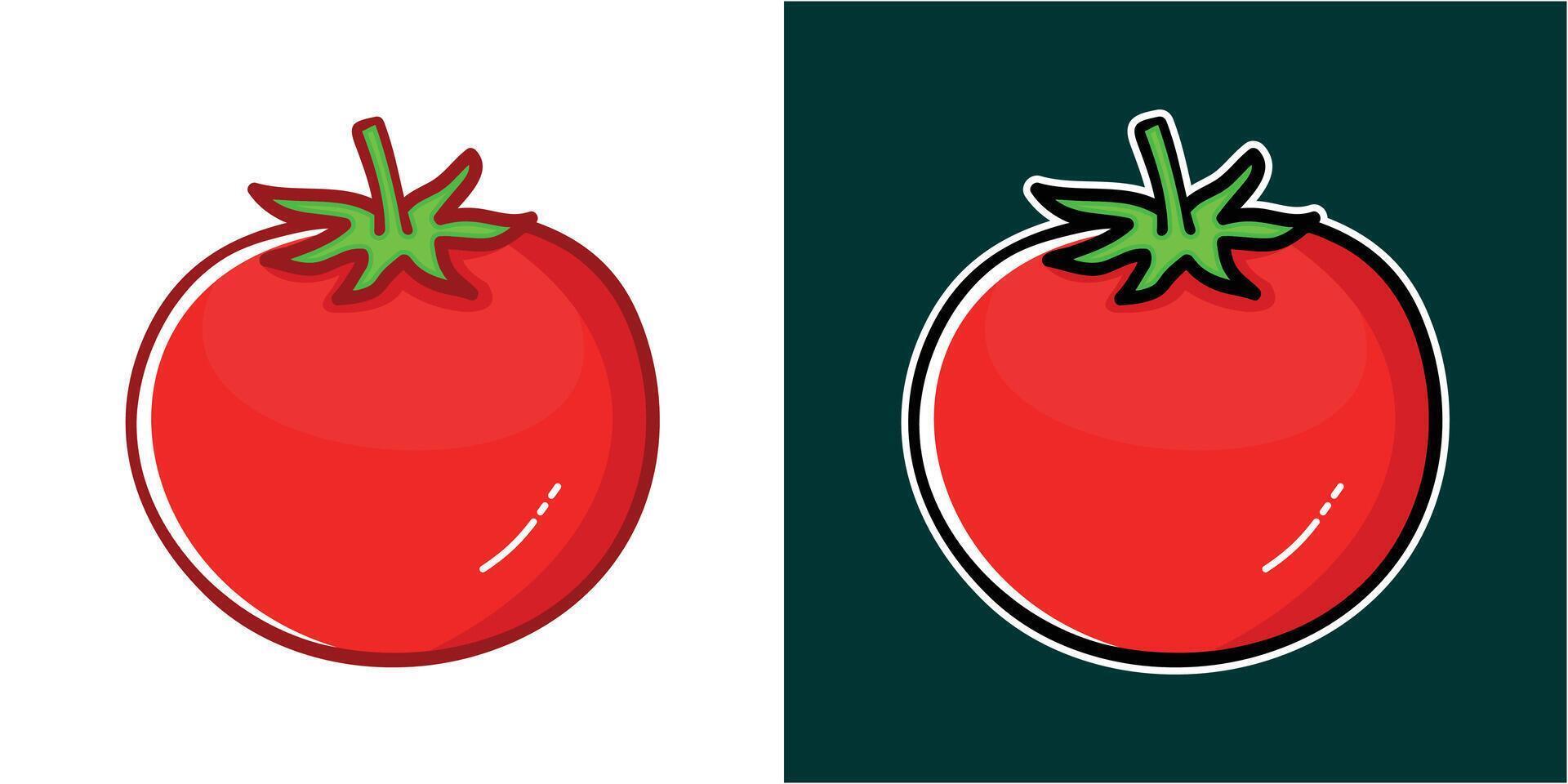 Tomato Vector Illustration Design Template