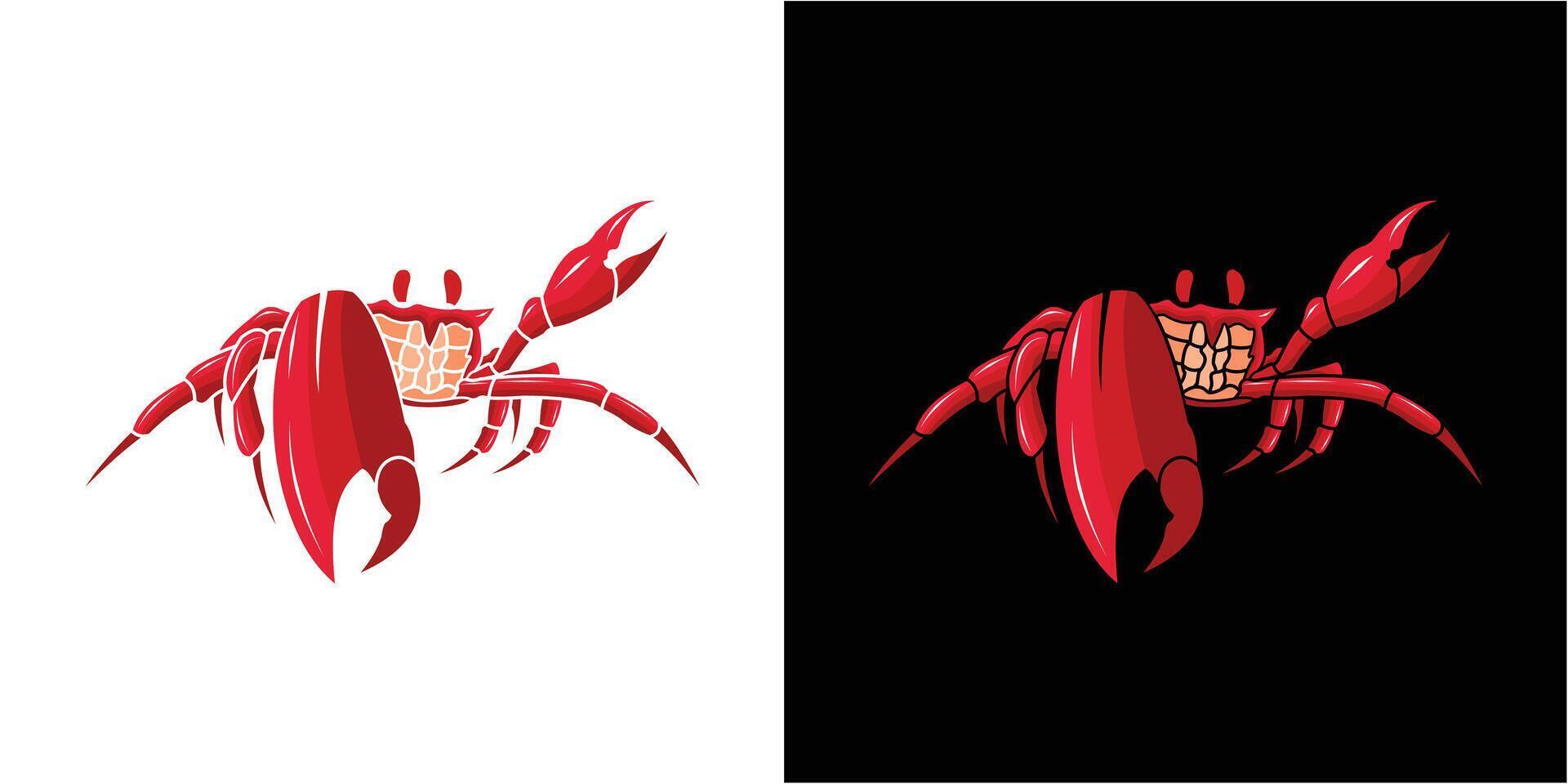 Crab Vector Design Illustration