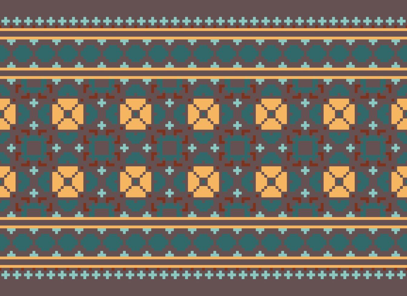 A Beautiful geometric ethnic oriental pattern traditional on white background.Aztec style,embroidery,abstract,vector,illustration.design for texture,fabric,clothing,wrapping,decoration,carpet,print. vector