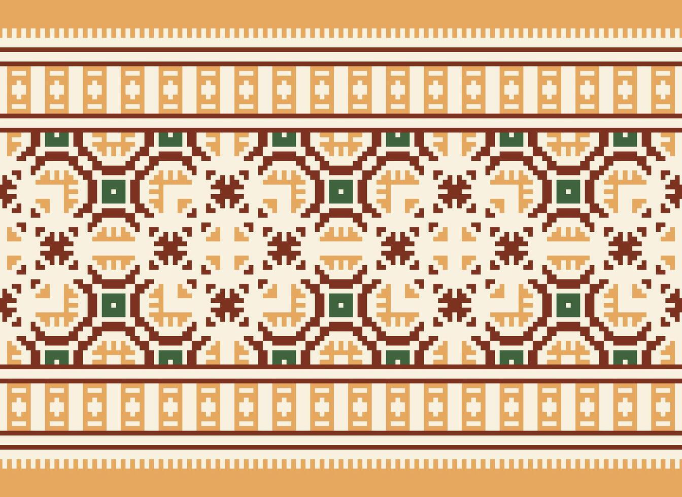 un hermosa textil digital diseño conjunto de damasco Mughal cachemir ornamental ikat étnico cruzar puntada modelo decoración frontera retro lujo estilo fondo de pantalla regalo tarjeta marco para mujer paño frente espalda dupatta vector