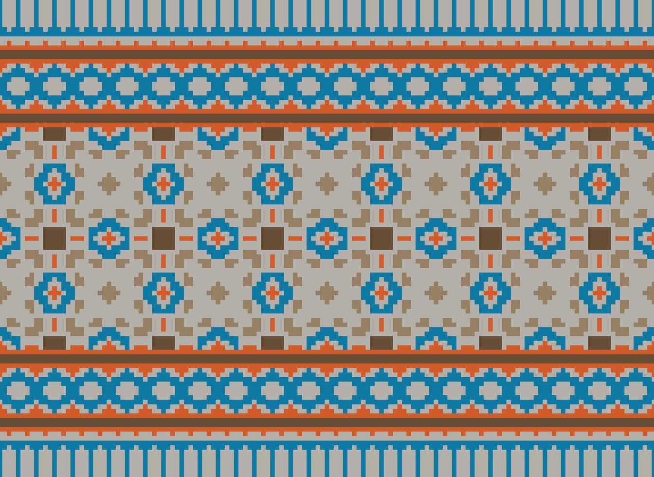 un hermosa textil digital diseño conjunto de damasco Mughal cachemir ornamental ikat étnico cruzar puntada modelo decoración frontera retro lujo estilo fondo de pantalla regalo tarjeta marco para mujer paño frente espalda dupatta vector