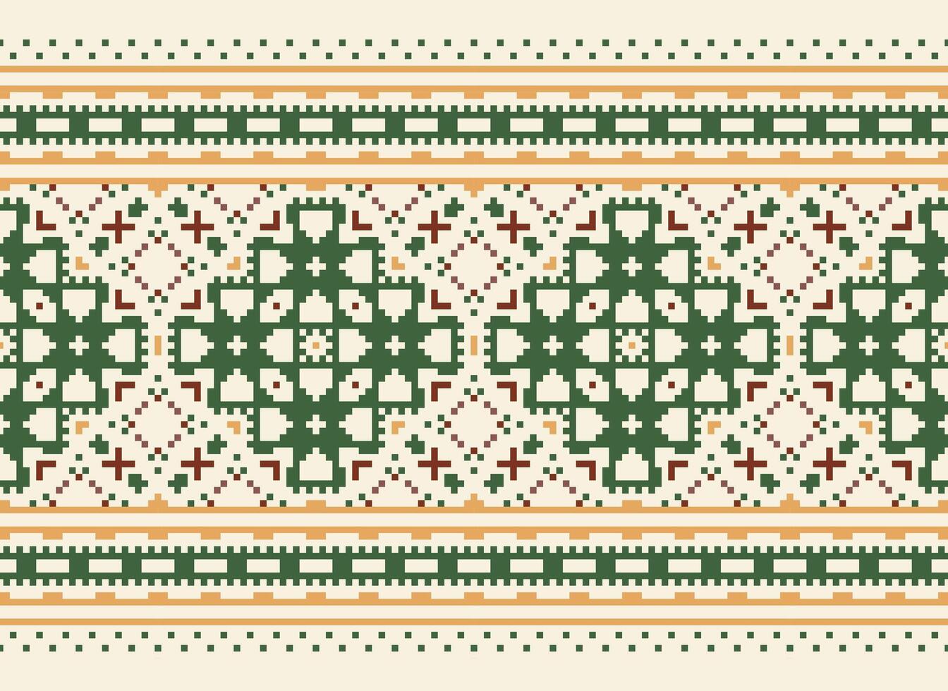 un hermosa textil digital diseño conjunto de damasco Mughal cachemir ornamental ikat étnico cruzar puntada modelo decoración frontera retro lujo estilo fondo de pantalla regalo tarjeta marco para mujer paño frente espalda dupatta vector