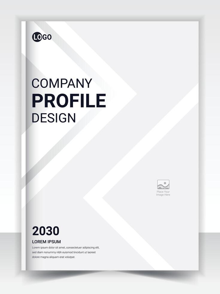 informe anual folleto cubierta volante diseño plantilla vector, perfil de empresa presentación cubierta vector