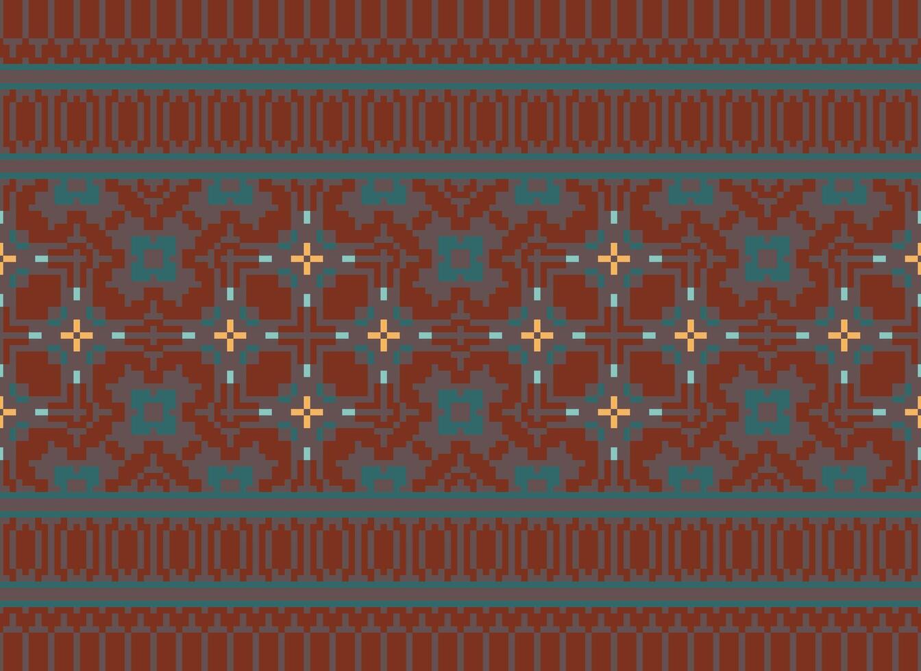 Ethnic pattern vector background. seamless pattern traditional, Design for background, wallpaper, Batik, fabric, carpet, clothing, wrapping, and textile.ethnic pattern Vector illustration.