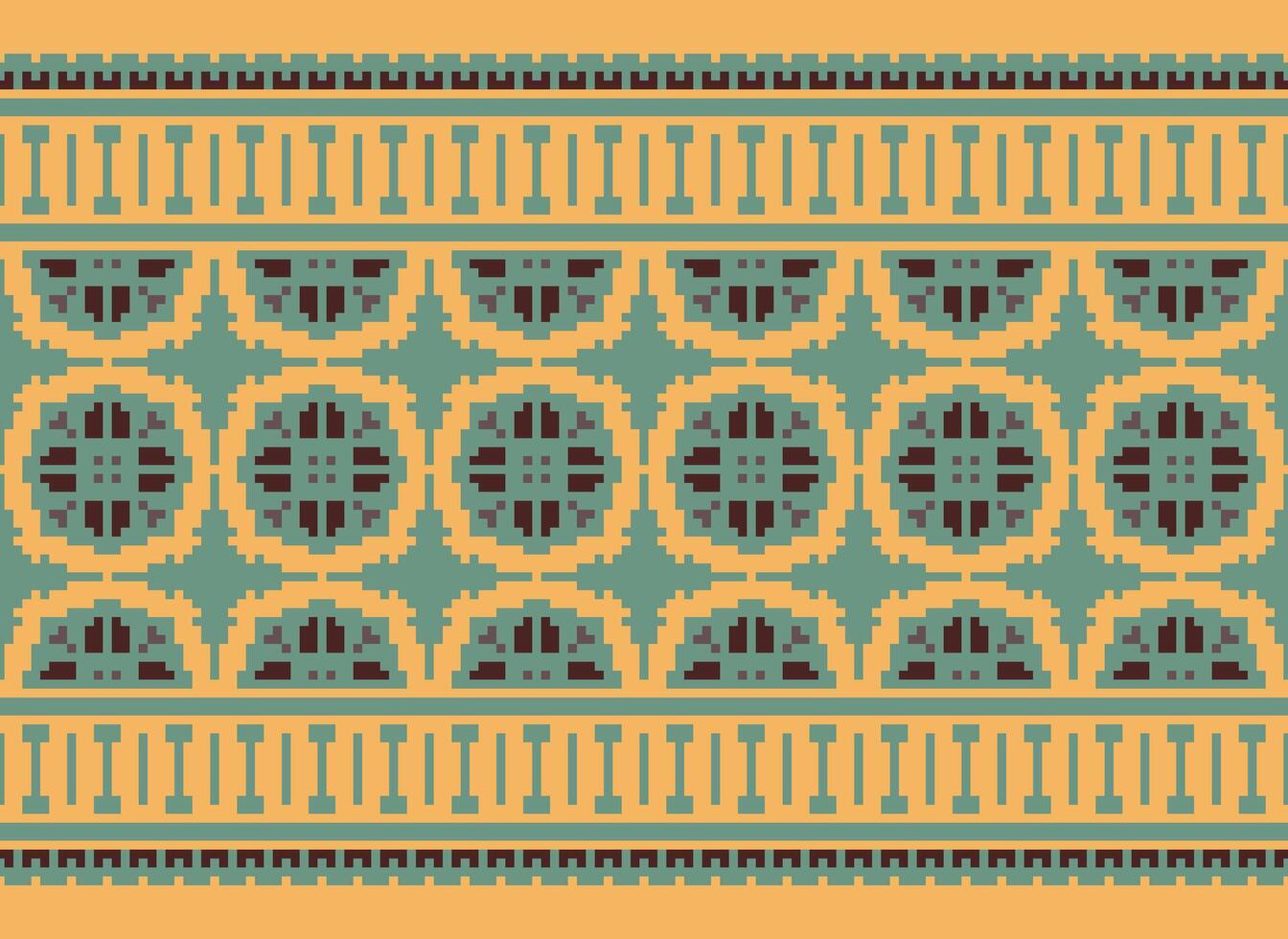A Beautiful geometric ethnic oriental pattern traditional on white background.Aztec style,embroidery,abstract,vector,illustration.design for texture,fabric,clothing,wrapping,decoration,carpet,print. vector