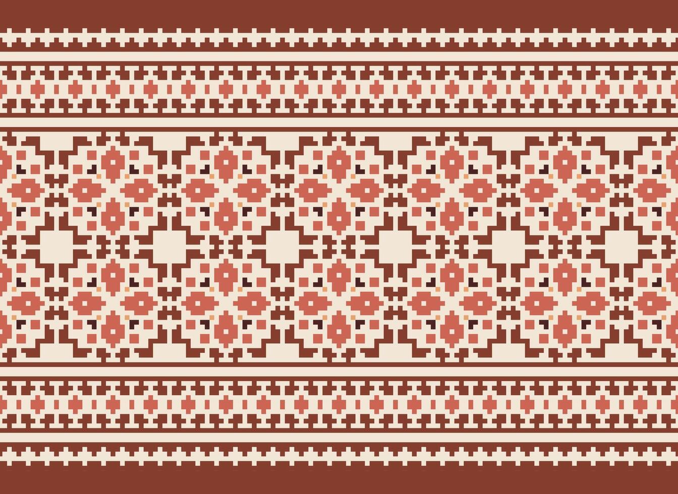 A beautiful textile digital design set of damask Mughal Paisley ornamental ikat Ethnic cross stitch pattern decor border retro luxury style wallpaper gift card frame for women cloth front back dupatta vector