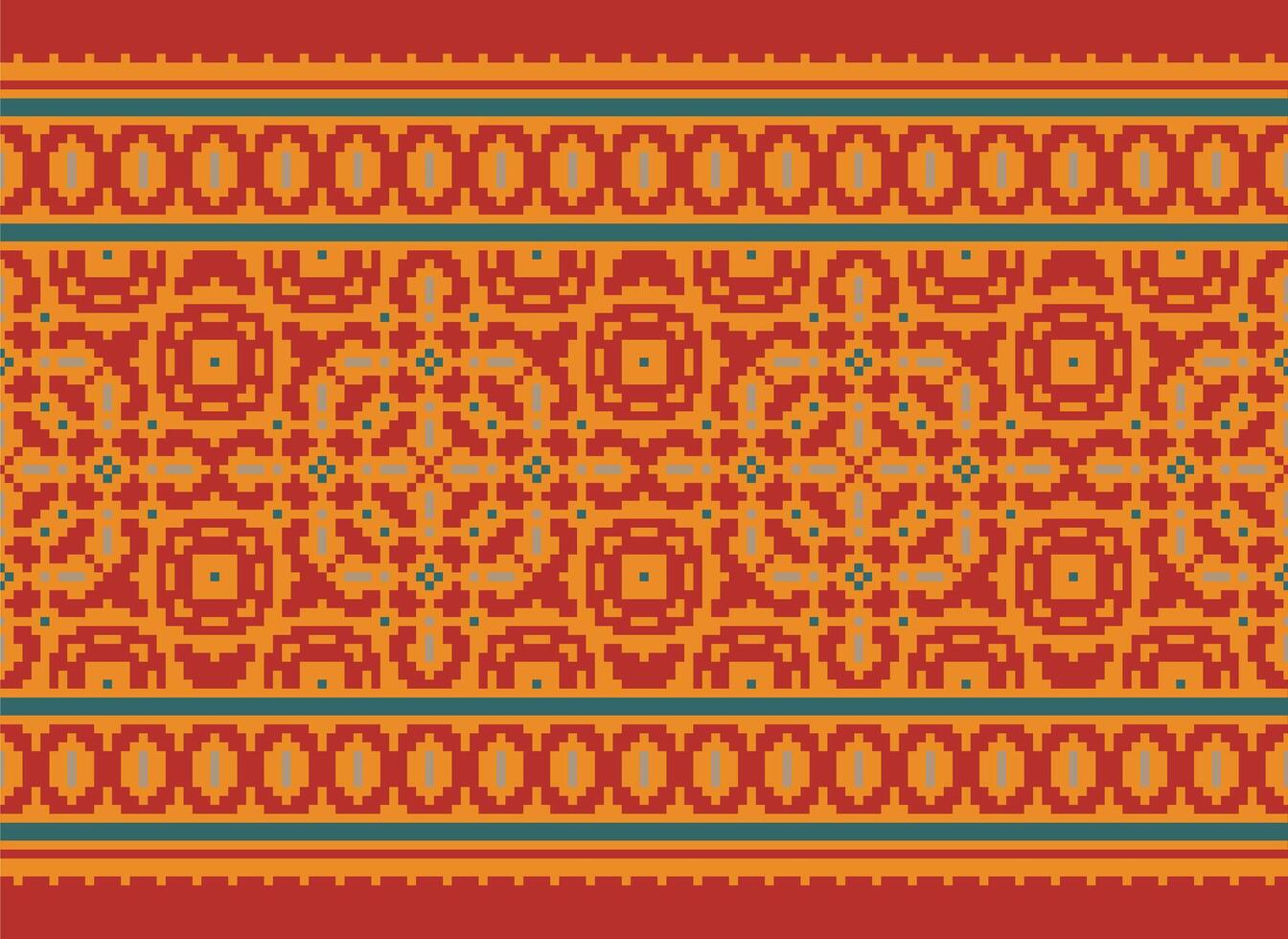 A Beautiful geometric ethnic oriental pattern traditional on white background.Aztec style,embroidery,abstract,vector,illustration.design for texture,fabric,clothing,wrapping,decoration,carpet,print. vector