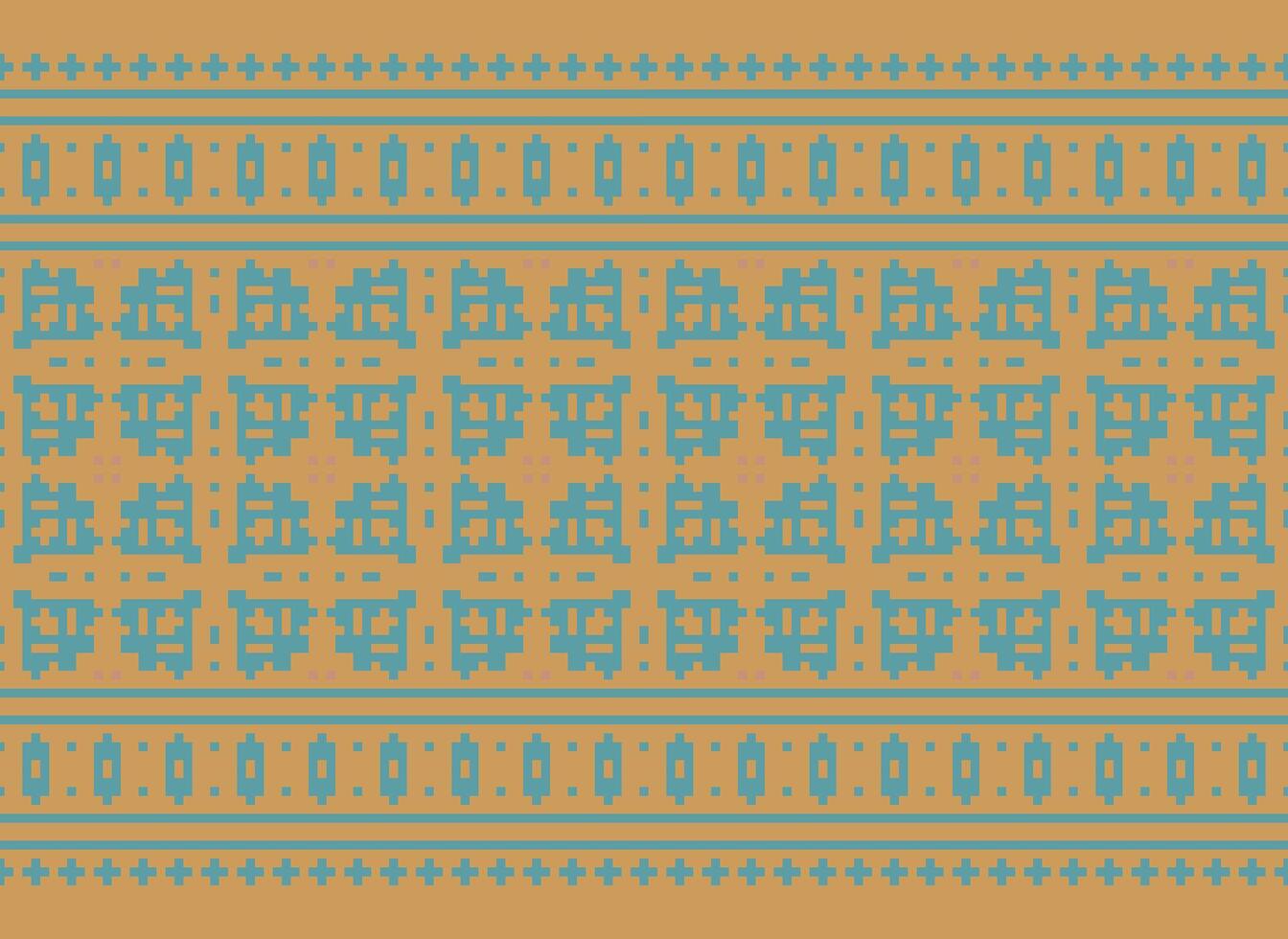 píxel étnico modelo vector antecedentes. sin costura modelo tradicional, diseño para fondo, fondo de pantalla, batik, tela, alfombra, ropa, envase, y textil.étnico modelo vector ilustración.